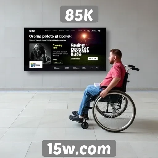 Acessibilidade no site 85K e suas inovações