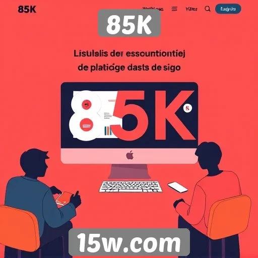 O impacto do design no site 85K